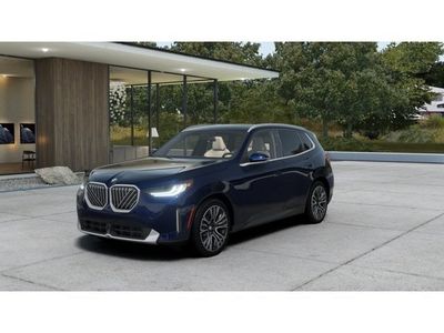 2026 BMW X3 30 xDrive 30 xDrive in Tanzanite Blue II Metallic — front three-quarter view