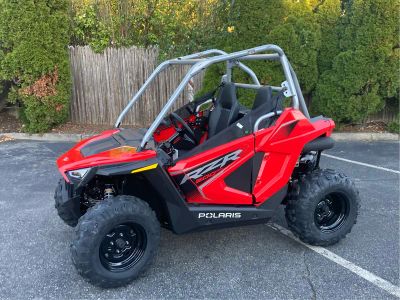 2026 Polaris RZR 200 EFI in Indy Red — front three-quarter view