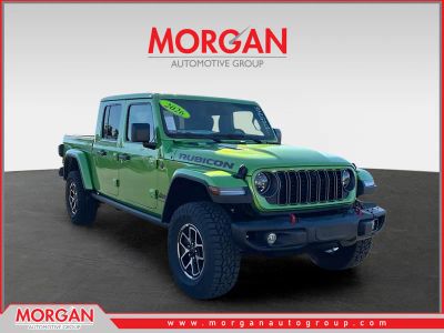 2026 Jeep Gladiator Rubicon in Green — front three-quarter view