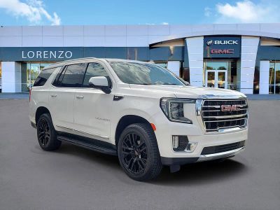 2022 GMC Yukon — rear three-quarter view