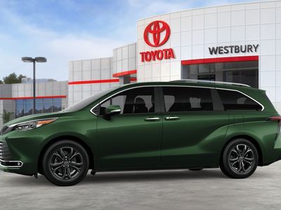 2026 Toyota Sienna — rear three-quarter view