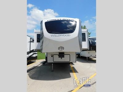2026 Forest River RV Wildwood Heritage Glen — rear three-quarter view