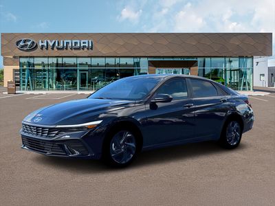 2026 Hyundai Elantra Hybrid — side profile view