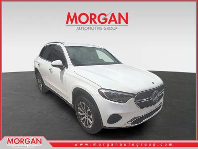 2024 Mercedes-Benz GLC 300 in Polar White — front three-quarter view