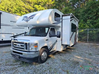 2023 Thor Motor Coach Outlaw — rear three-quarter view