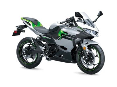 2024 Kawasaki Ninja® e-1 ABS — front three-quarter view