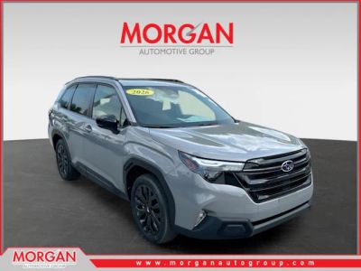 2026 Subaru Forester Sport — front three-quarter view
