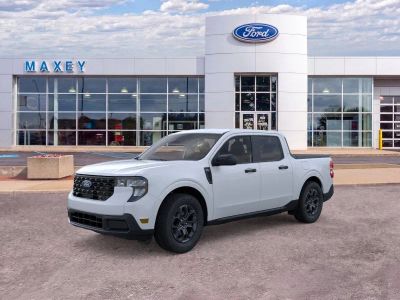 2026 Ford Maverick XLT in Space White Metallic — front three-quarter view
