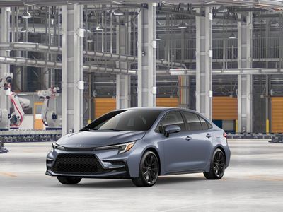 2026 Toyota Corolla SE in Celestite — front three-quarter view