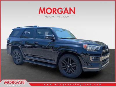 2019 Toyota 4Runner Limited Nightshade in Black — front three-quarter view
