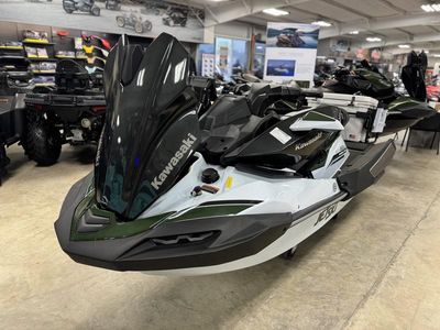 2025 Kawasaki Ultra 160LX-S Angler — rear three-quarter view
