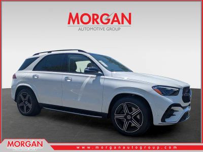 2026 Mercedes-Benz GLE 450 in White — front three-quarter view
