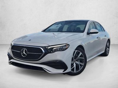 2026 Mercedes-Benz E-Class E 350 RWD Sedan in Polar White — front three-quarter view