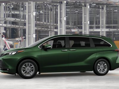 2026 Toyota Sienna — rear three-quarter view