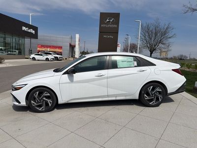 2025 Hyundai Elantra Hybrid — side profile view