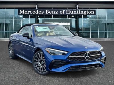 2026 Mercedes-Benz CLE 300 in Starling Blue Metallic — front three-quarter view