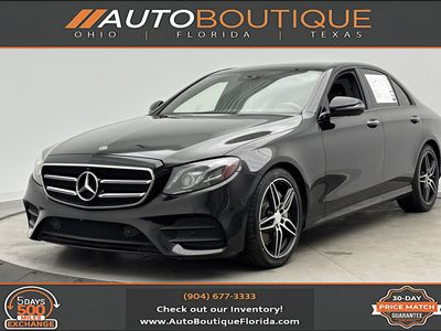 2019 Mercedes-Benz E-Class E 300 in Black — front three-quarter view