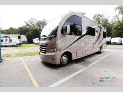 2016 Thor Motor Coach Axis — rear three-quarter view