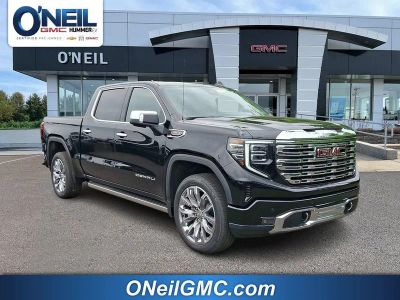 2026 GMC Sierra 1500 Denali in Onyx Black — front three-quarter view