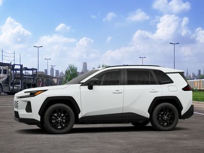 2026 Toyota RAV4 — rear three-quarter view