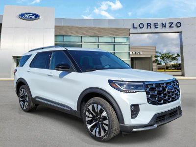 2026 Ford Explorer — rear three-quarter view
