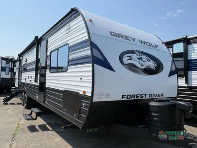 2027 Forest River RV Cherokee Grey Wolf — front three-quarter view