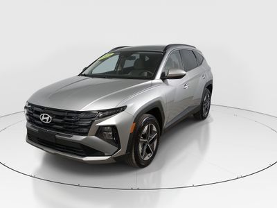 2025 Hyundai Tucson — rear three-quarter view