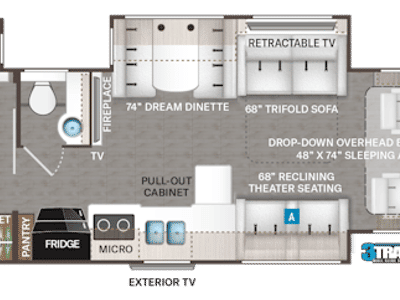 2026 Thor Motor Coach Aria — engine compartment view