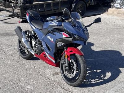 2026 Kawasaki Ninja 500 ABS Metallic Matte Twilight Blue - Photo 1