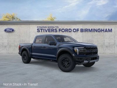 2026 Ford F-150 Raptor in Blue — front three-quarter view
