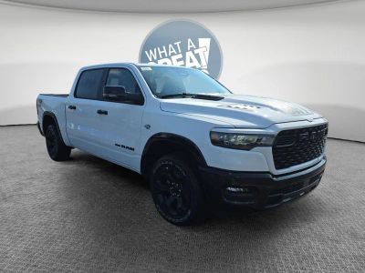 2026 RAM 1500 Big Horn/Lone Star in Bright White Clearcoat — front three-quarter view