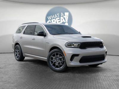2026 Dodge Durango GT HEMI V8 in Triple Nickel Exterior Paint — front three-quarter view