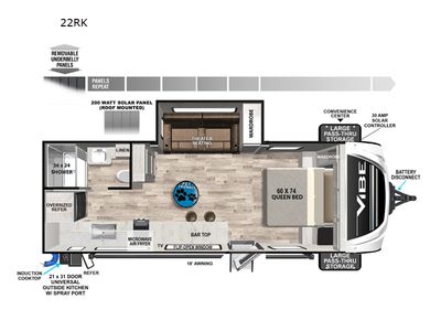 2024 Forest River RV Vibe - Photo 2