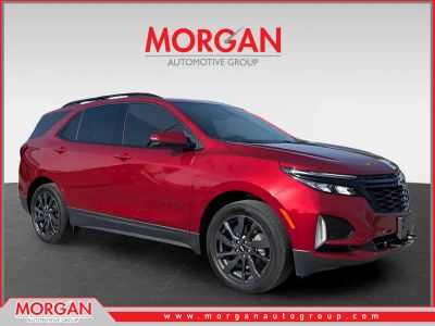 2024 Chevrolet Equinox RS in Red — front three-quarter view