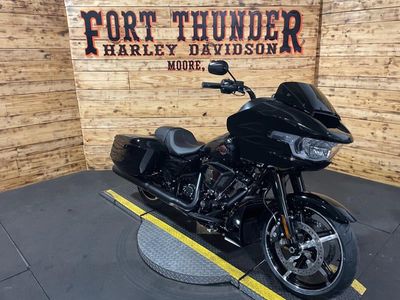 2025 Harley-Davidson FLTRX - Road Glide in Midnight Firestorm - Black Finish — front three-quarter view