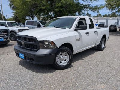2017 Ram 1500 Tradesman in White — front three-quarter view