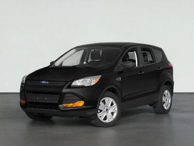 2013 Ford Escape Titanium in Red — front three-quarter view