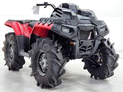 2026 Polaris Sportsman 850 Mud Edition in RED — front three-quarter view