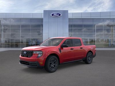 2026 Ford Maverick in Ruby Red Tinted — front three-quarter view