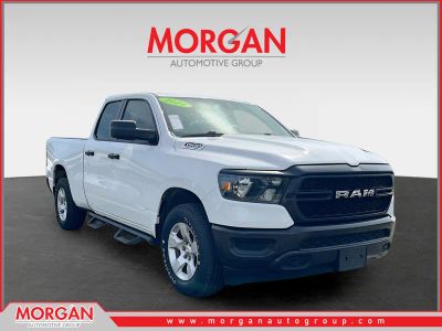 2024 Ram 1500 Tradesman in White — front three-quarter view
