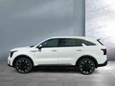 2026 Kia Sorento — rear three-quarter view