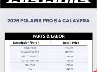2026 Polaris RZR Pro S 4 Ultimate Calavera Edition - Photo 9