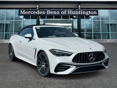 2026 Mercedes-Benz CLE 53 AMG in MANUFAKTUR Moonlight White Metallic — front three-quarter view