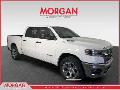 2026 Ram 1500 Big Horn/Lone Star in White — front three-quarter view