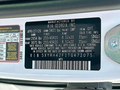 2026 Kia Sorento — photo 32 view