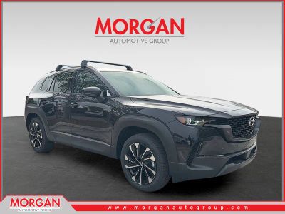 2026 Mazda CX-50 Hybrid Premium Plus in Black — front three-quarter view