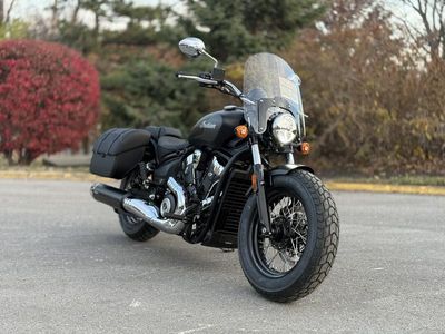 2025 Indian Motorcycle Super Scout Black Smoke with Graphics - Photo 1