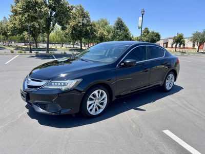 2017 Acura ILX in Black — front three-quarter view