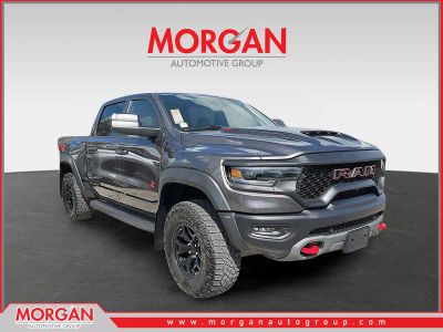2022 Ram 1500 TRX in Gray — front three-quarter view