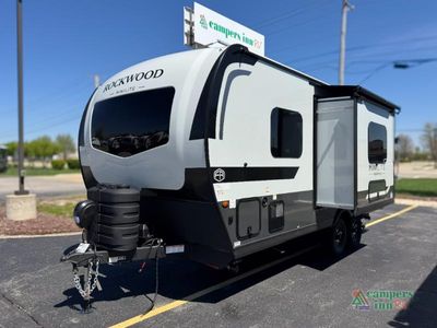 2026 Forest River RV Rockwood Mini Lite — rear three-quarter view